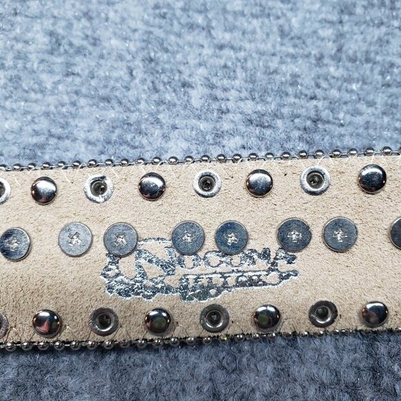 Nocona Belt Womens L Multicolor Adjustable Genuine Leather Embossed Cross New main image 5